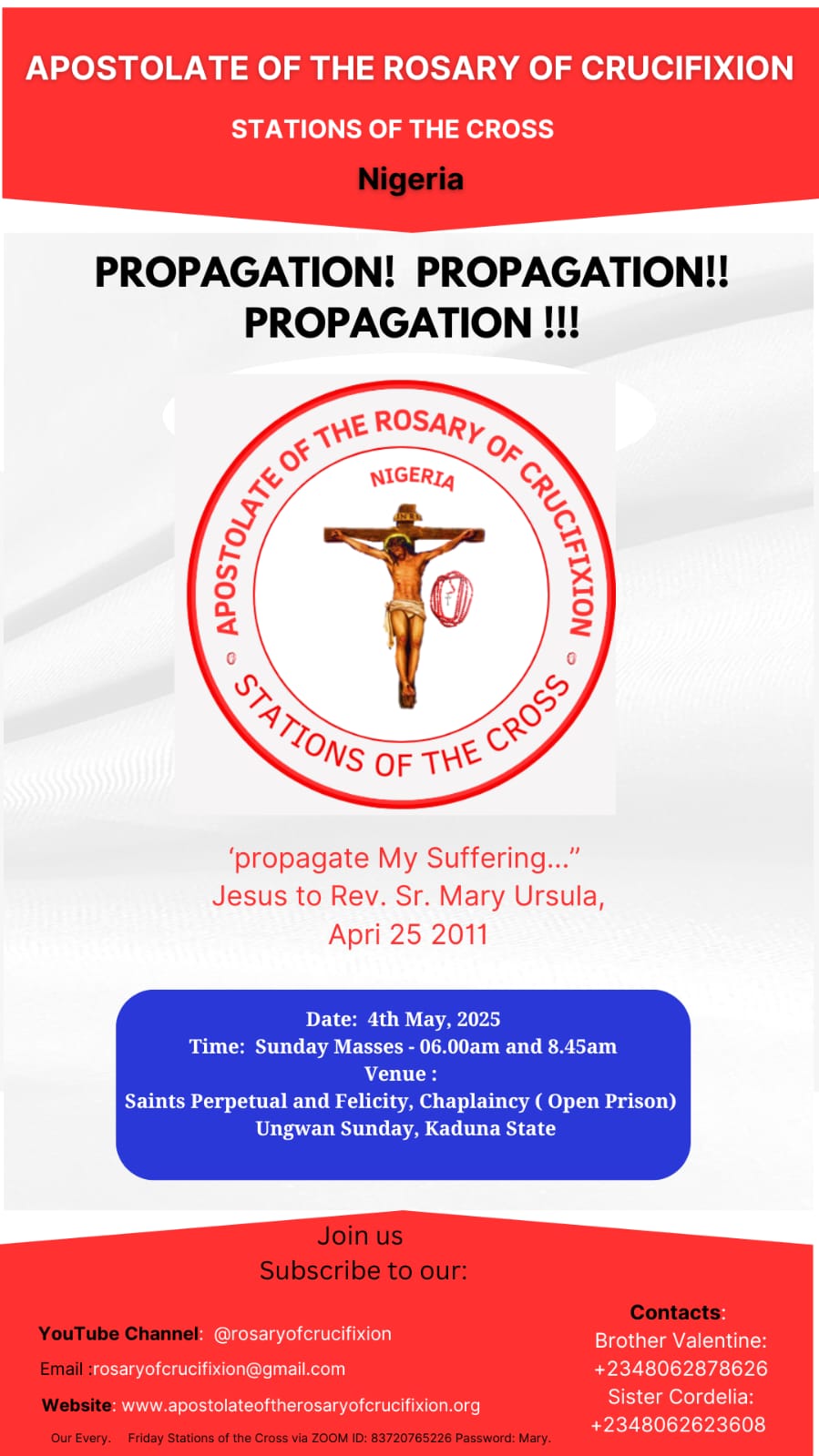 Prayer and outreach at St Scholastica London