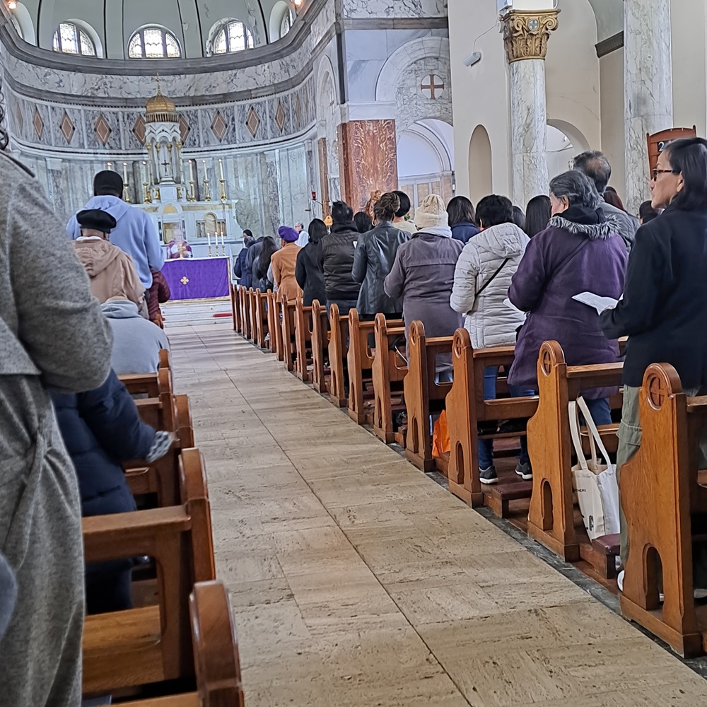 Rosary of Crucifixion outreach at St Margaret Barking