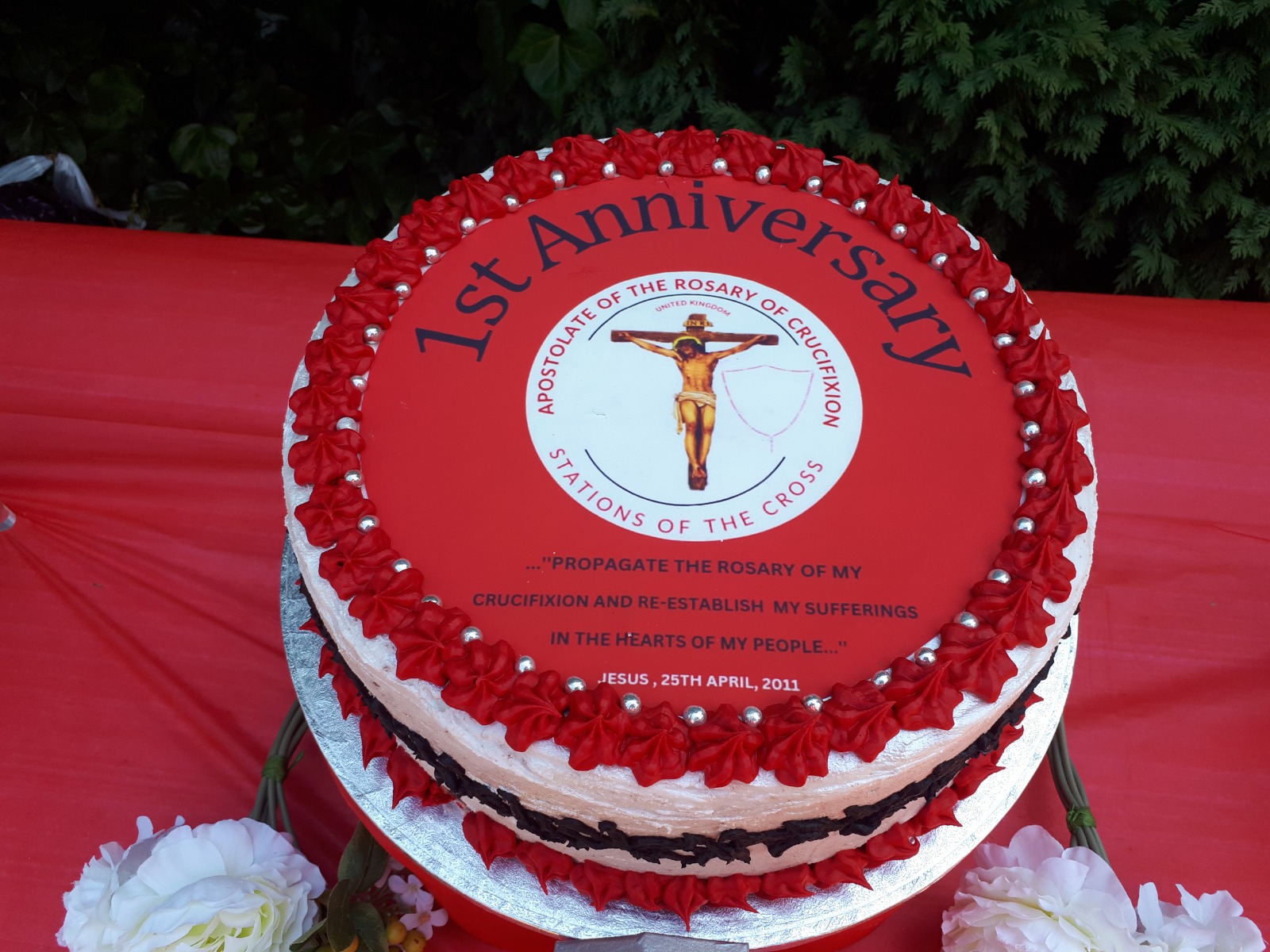 First anniversary celebration photo