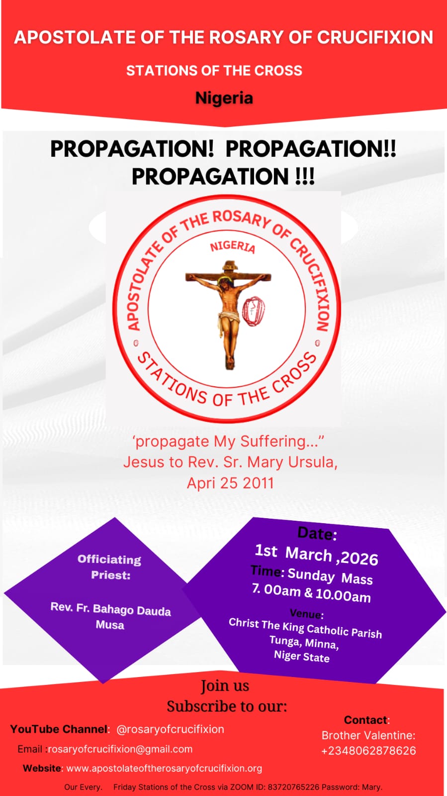 Members of the Apostolate in Minna Diocese