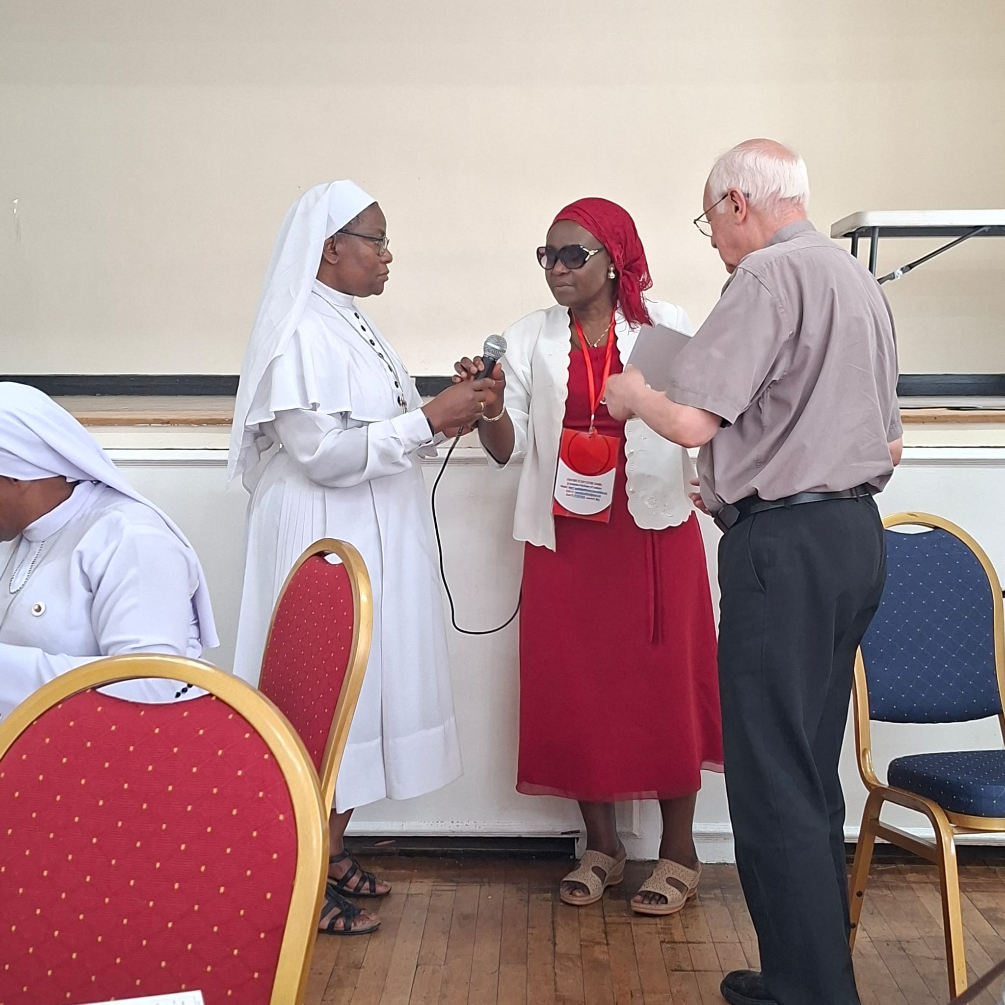 Consecration prayer moment at Walthamstow London