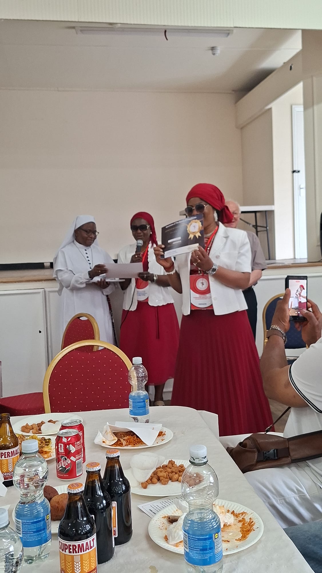 Certificate shown during the Walthamstow consecration gathering