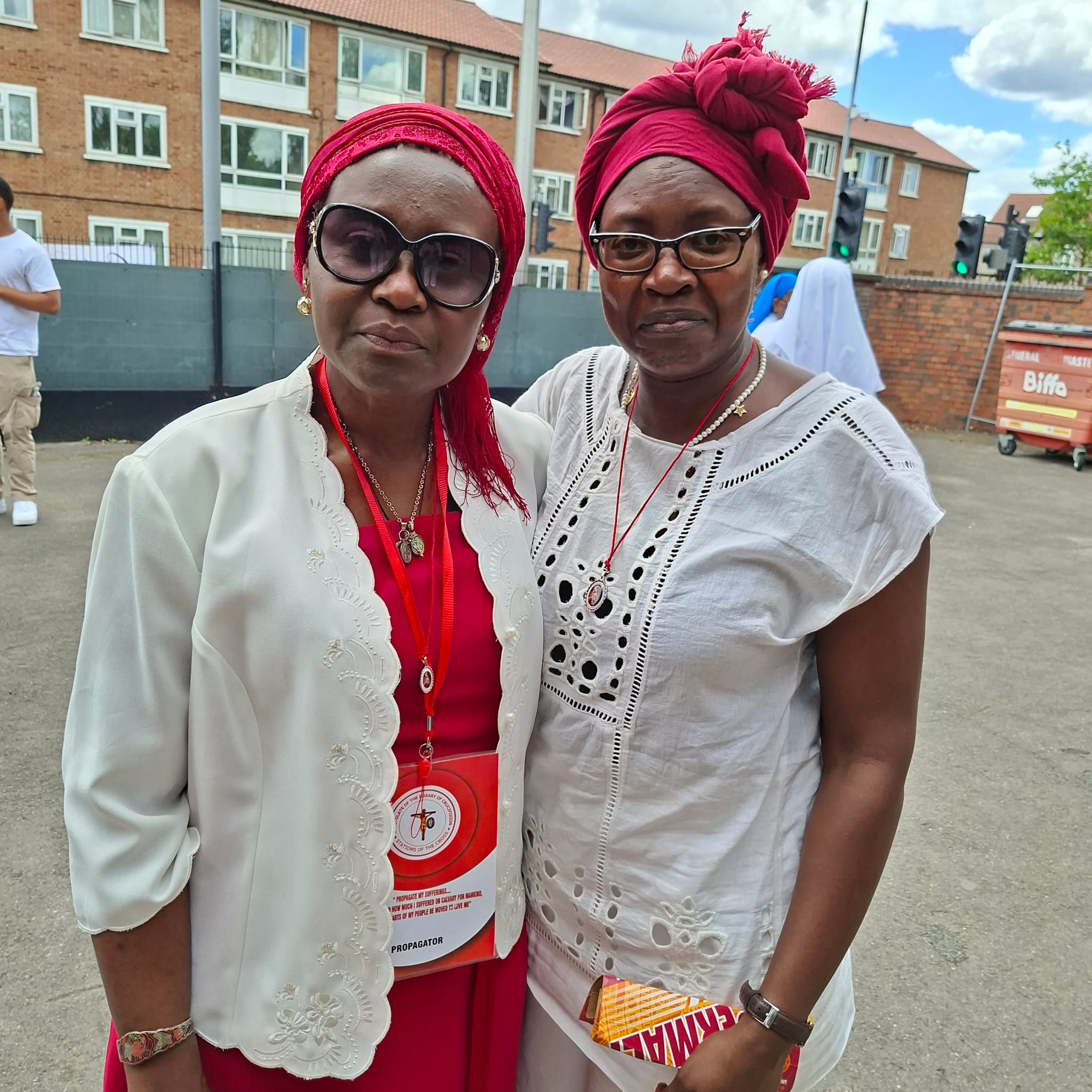 Outdoor portrait after the Walthamstow consecration event